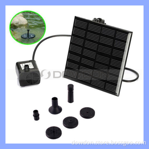 Pool Water Garden Plants Watering Kit Solar Power Fountain Soar Pump/ Water Pump (Pump-01)